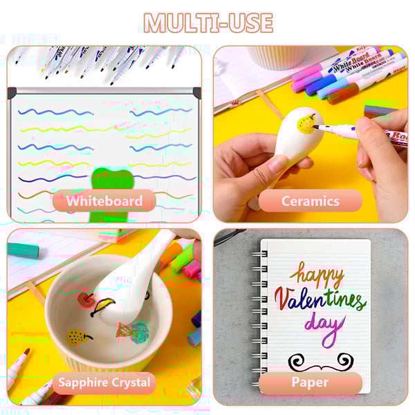 Magische stiften voor tekenen op water