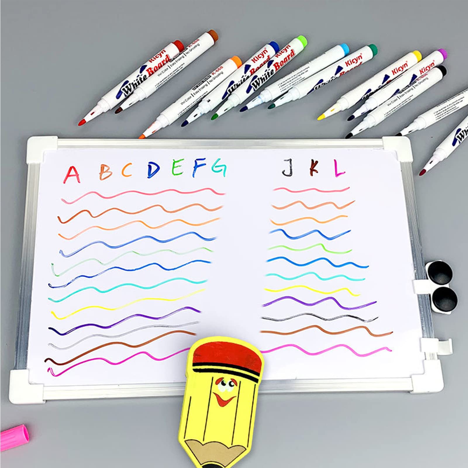 Magische stiften voor tekenen op water