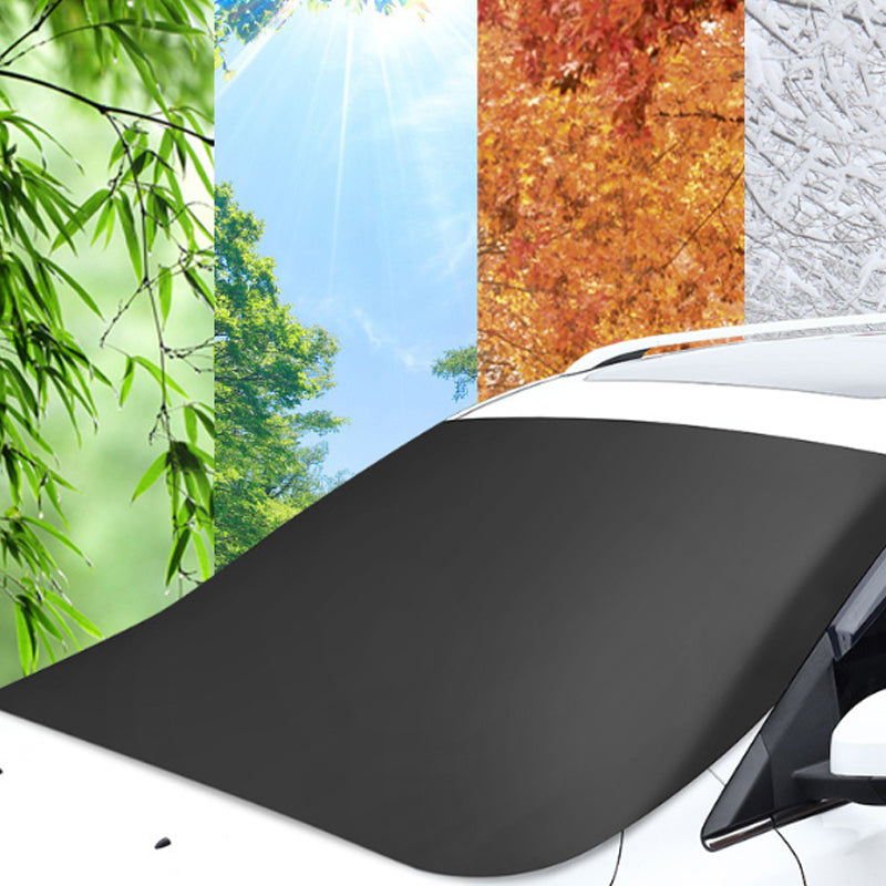 Magnetische voorruithoes tegen vorst en sneeuw