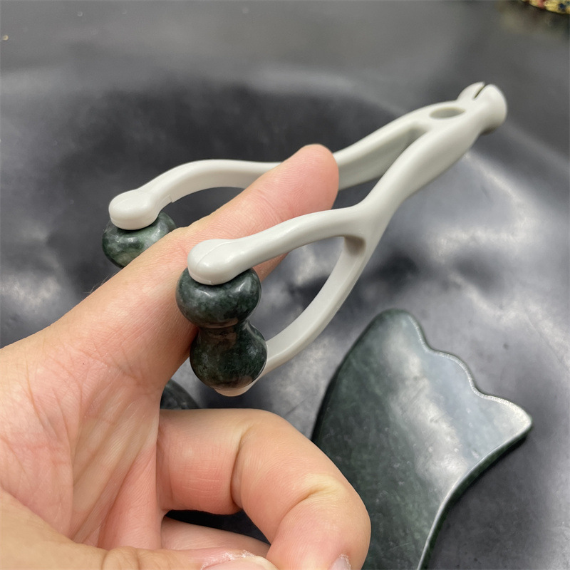 Gua Sha Gezichtsmassageset Natuursteen