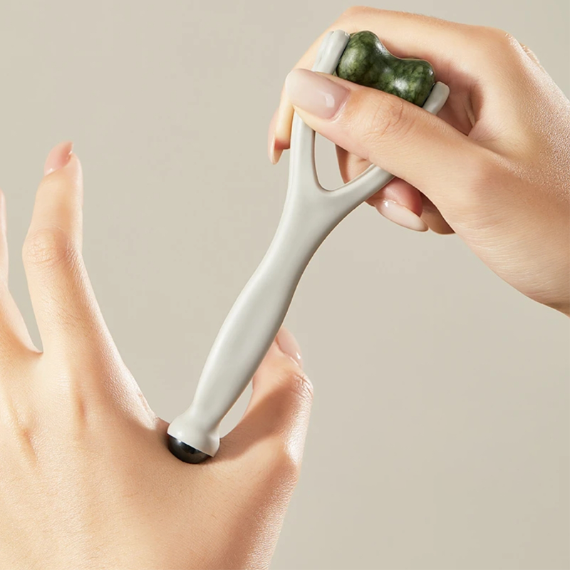 Gua Sha Gezichtsmassageset Natuursteen