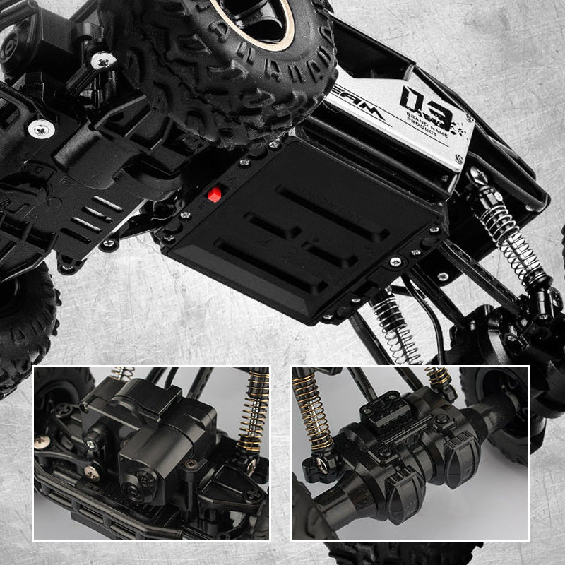 Kinder 4x4 terreinwagen 45° klimvermogen