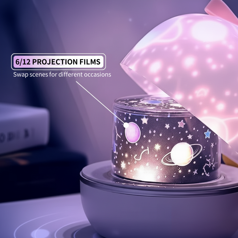 Oplaadbare draaibare sterrenhemel projector nachtlamp