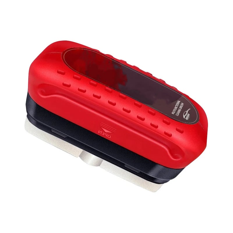 Auto voorruitborstel verwijdert olieaanslag